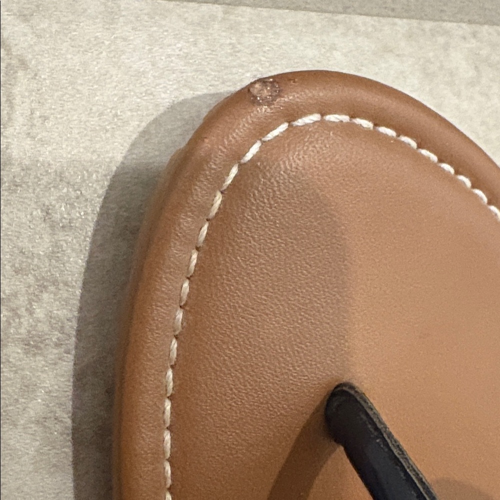 Talbots Navy Bow Sandals - Picture 6 of 7